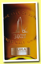 Isle of Jura 30 yo (44%, OB, 2012)